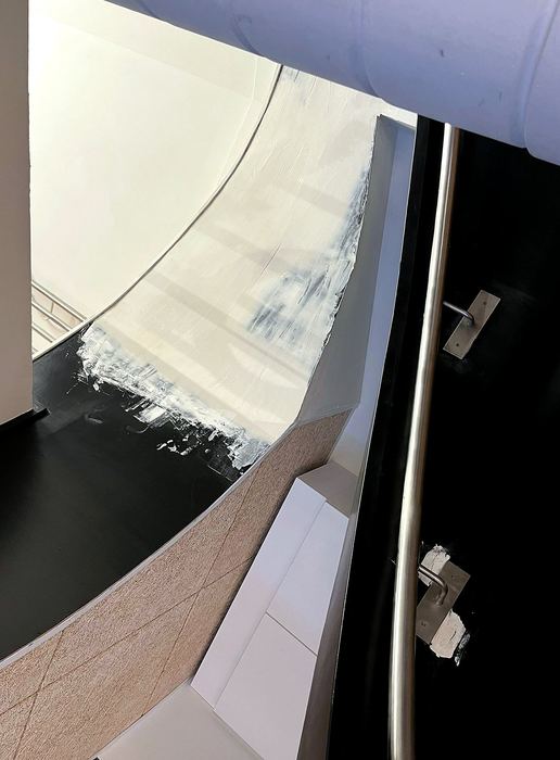 Pendant les travaux — Agence bancaire