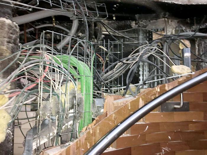 Pendant les travaux — Agence bancaire