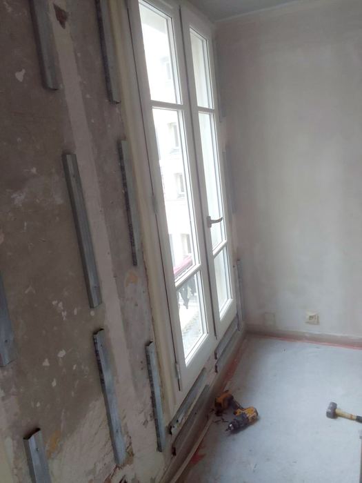 Pendant les travaux — Appartement parisien