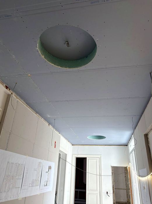 Pendant les travaux — Bureaux haussmanniens