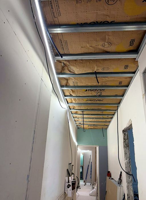 Pendant les travaux — Bureaux haussmanniens