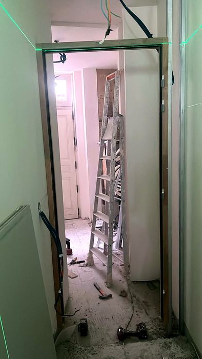 Pendant les travaux — Aménagement de combles