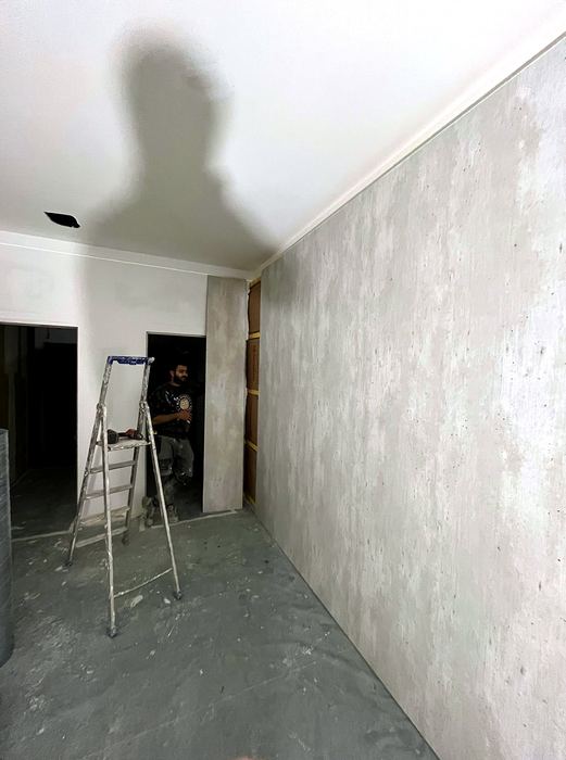 Pendant les travaux — Aménagement de combles