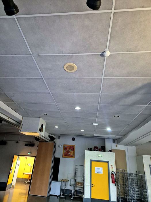 Pendant les travaux — Établissement scolaire