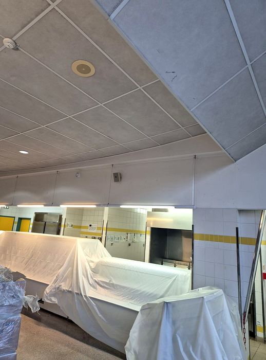 Pendant les travaux — Établissement scolaire