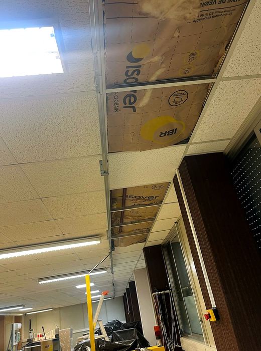Pendant les travaux — Établissement scolaire