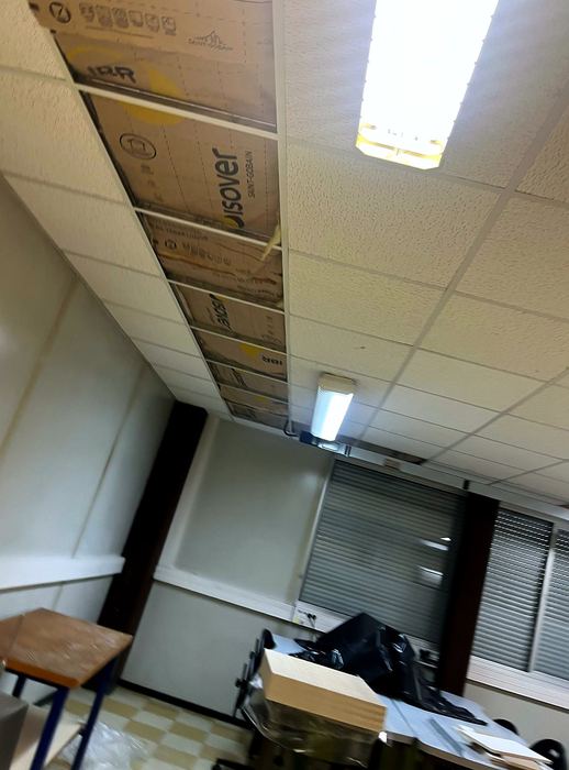 Pendant les travaux — Établissement scolaire