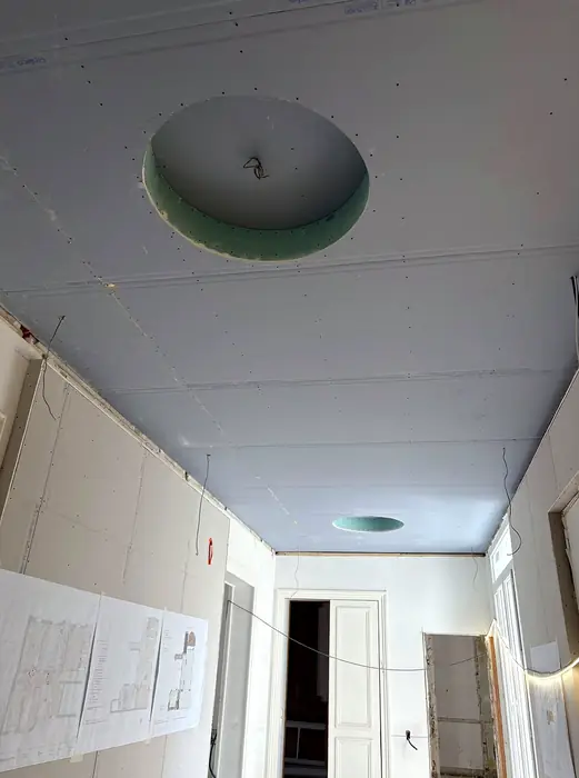 Plâtrerie et cloisons — pendant les travaux, photo 2 sur 38