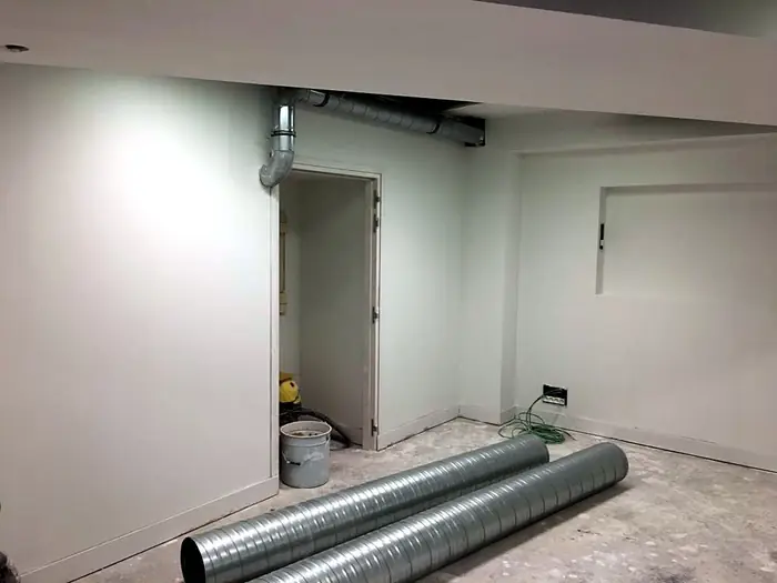 Plâtrerie et cloisons — pendant les travaux, photo 8 sur 38