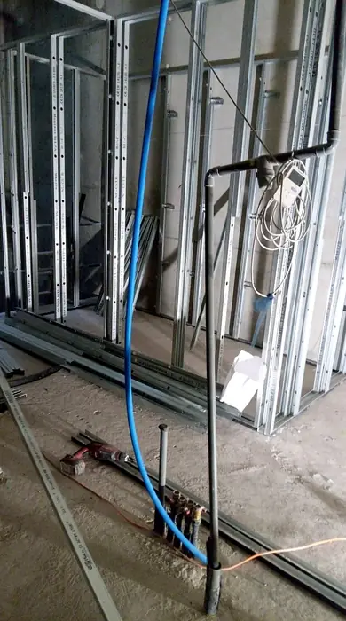 Plâtrerie et cloisons — pendant les travaux, photo 11 sur 38