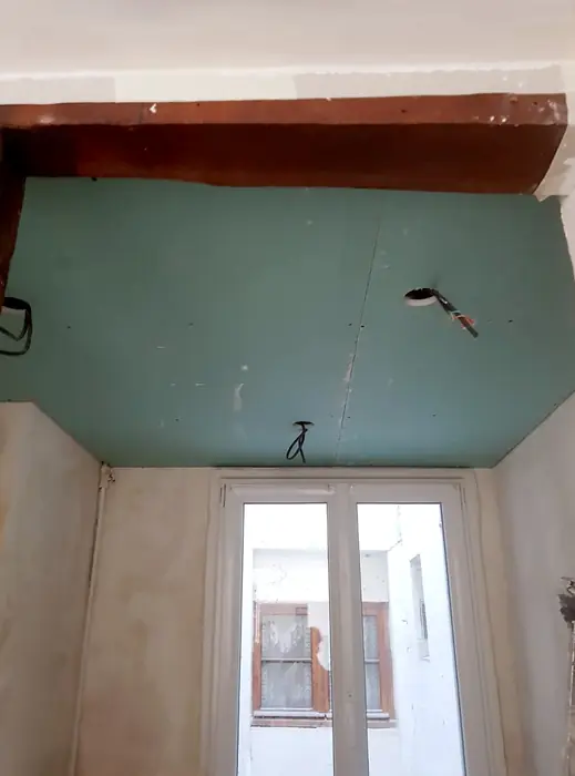 Plâtrerie et cloisons — pendant les travaux, photo 16 sur 38