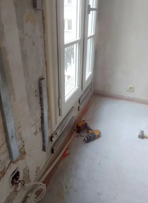 Plâtrerie et cloisons — pendant les travaux, photo 18 sur 38