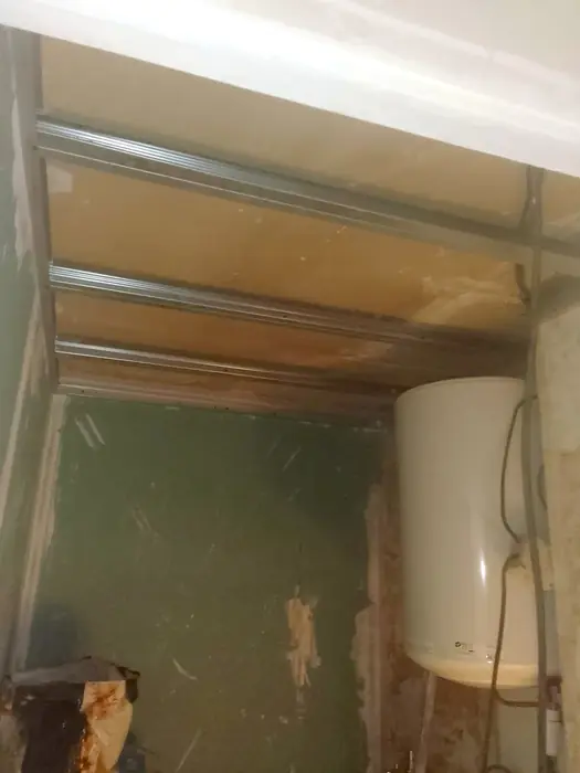 Plâtrerie et cloisons — pendant les travaux, photo 24 sur 38
