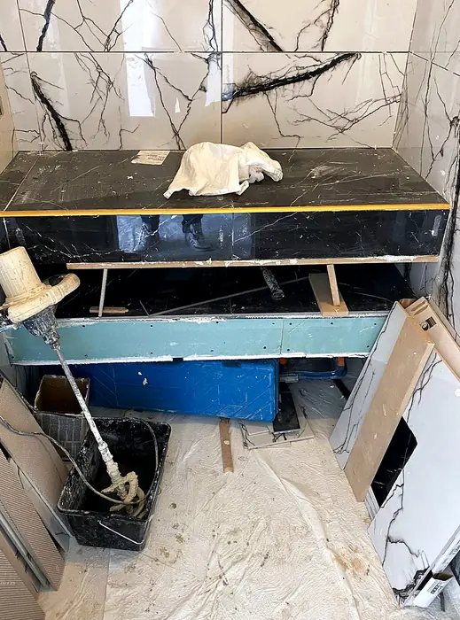 Carrelage et faïence — pendant les travaux, photo 4 sur 10