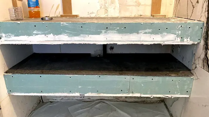 Plâtrerie et cloisons — pendant les travaux, photo 28 sur 38