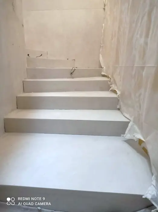 Plâtrerie et cloisons — pendant les travaux, photo 35 sur 38